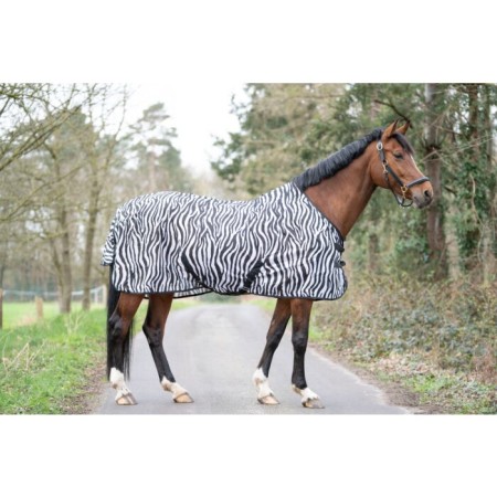 Manta Cavall Estiu Antimosques HKM Zebra