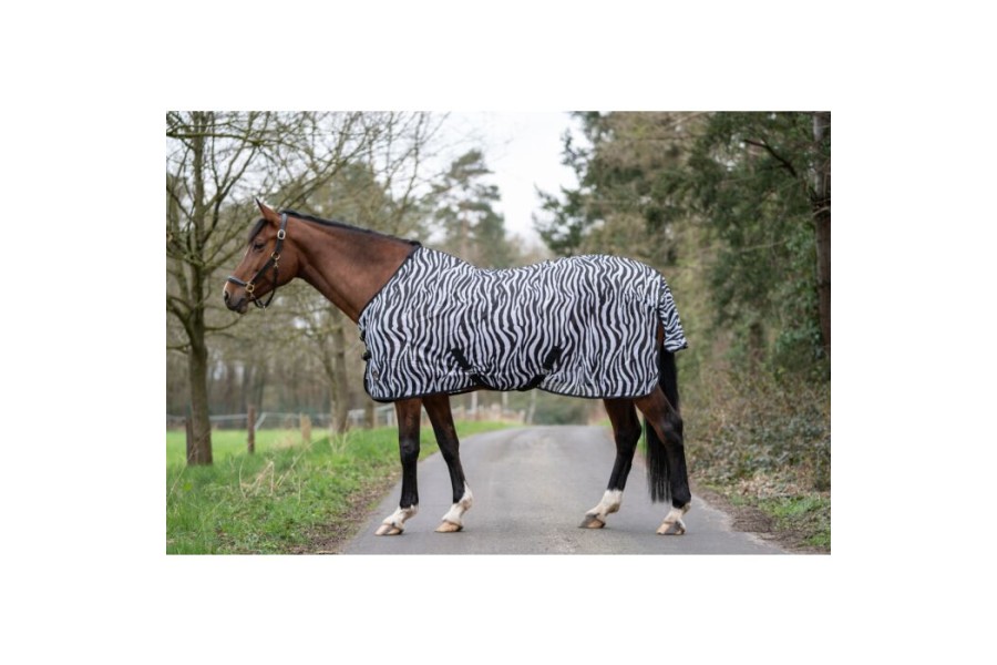 Manta Cavall Estiu Antimosques HKM Zebra