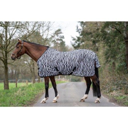 Manta Caballo Verano Antimoscas HKM Zebra
