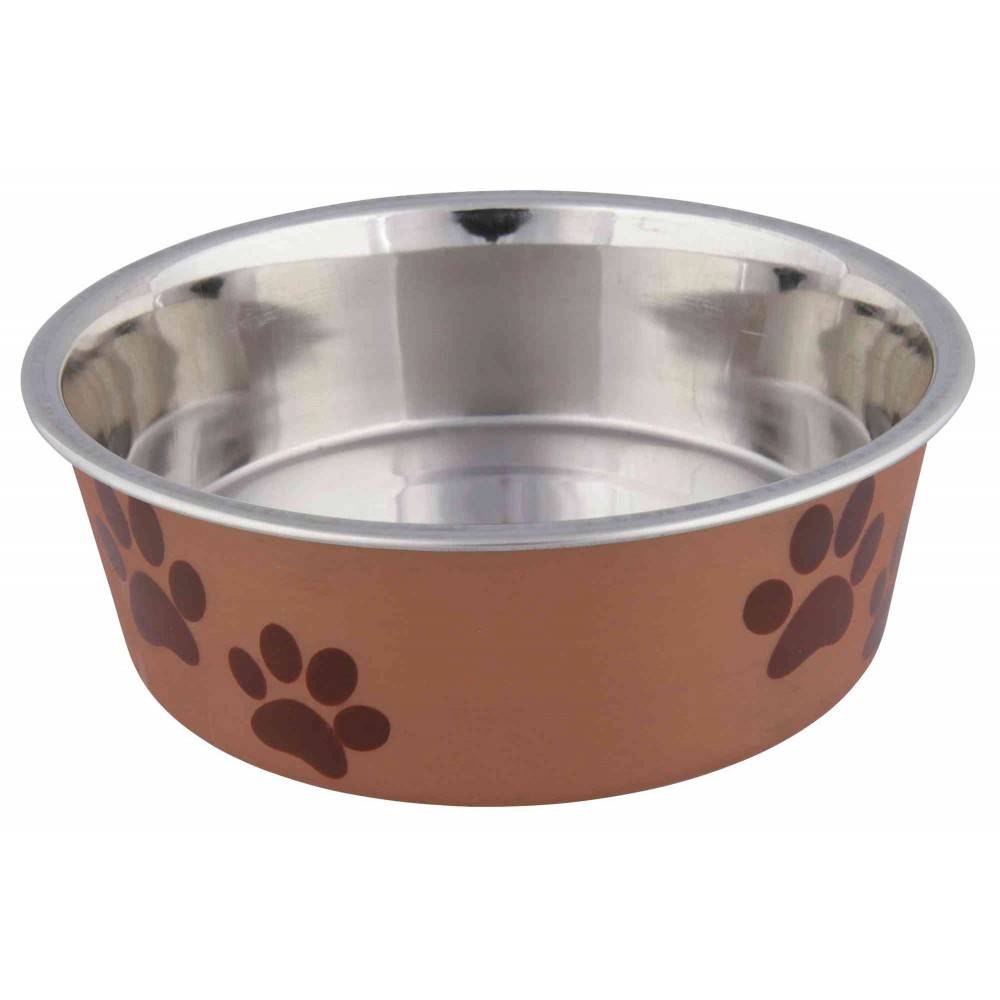 Comedero Inox Huellas para perros | Calvet Animales y Plantas