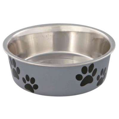 Comedero Inox Huellas para perros | Calvet Animales y Plantas