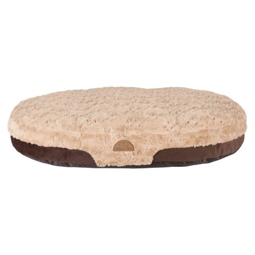 Cama/Cojín Ovalado Malu 80x55 Cm Marrón para perros | Calvet Animales y Plantas