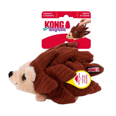 Juguete Perro Kong Layerz Forage Erizo
