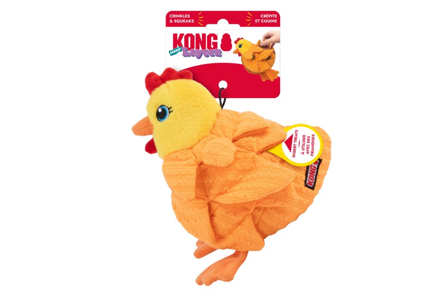 Juguete Perro Kong Layerz Forage Gallina