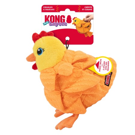 Joguina Gos Kong Layerz Forage Gallina