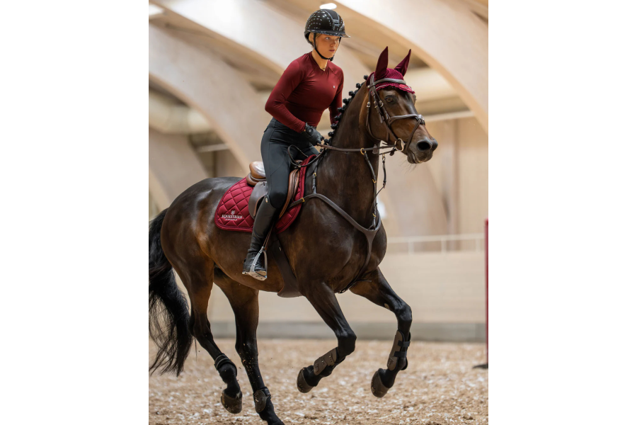 Sudadero Salto Equestrian Stockholm Line Bordeos