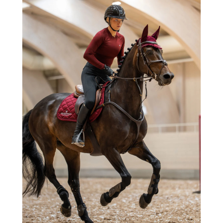Sudadero Salto Equestrian Stockholm Line Bordeos