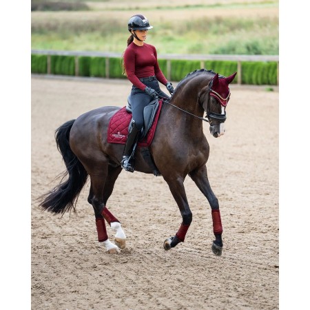 Sudadero Doma Equestrian Stockholm Line Burdeos