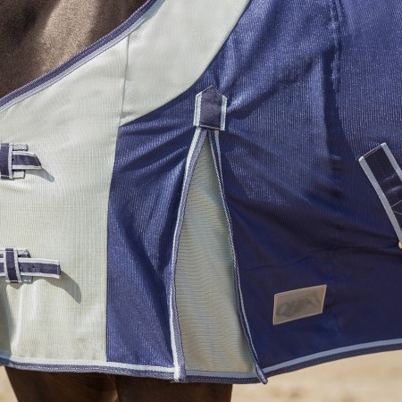 Manta Caballo Verano Antimoscas QHP Azul