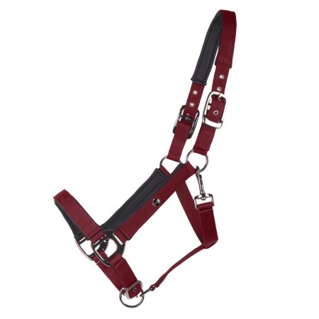 Cabezada Cuadra QHP Deluxe Burdeos