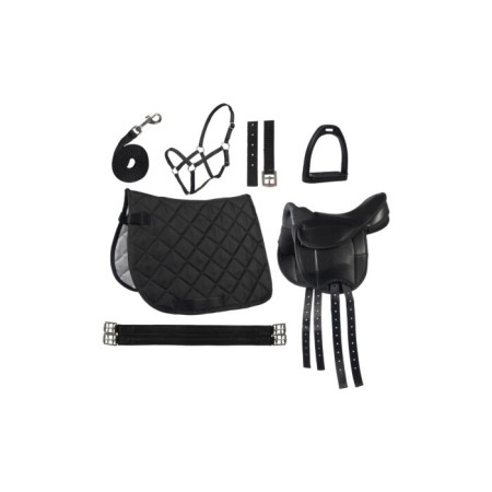 Sella Anglesa HKM Lucy Negra Completa