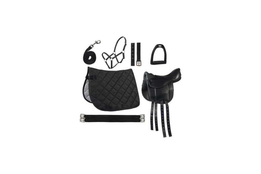 Sella Anglesa HKM Lucy Negra Completa