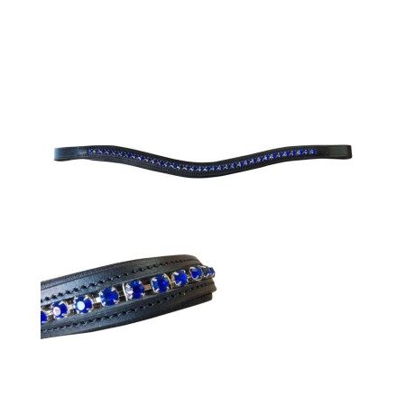 Frontalera Anglesa Diamant Cristal Blau Negra
