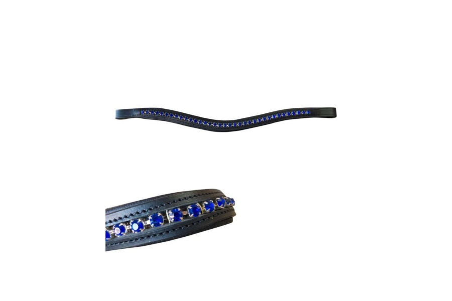Frontalera Anglesa Diamant Cristal Blau Negra