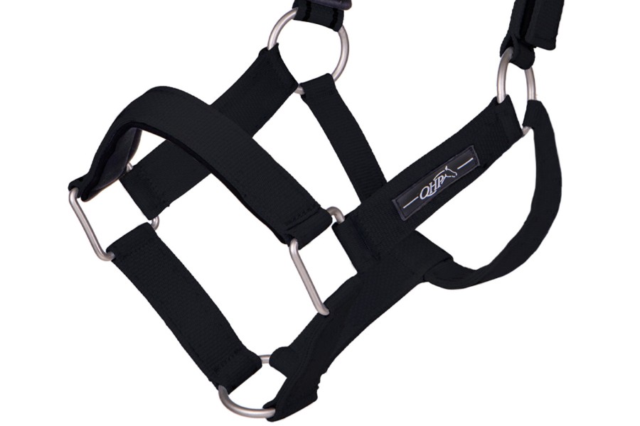 Cabezada Cuadra QHP Extra Fuerte Negra