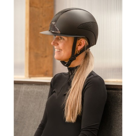 Casco QHP Detroit Visera Polo Negro
