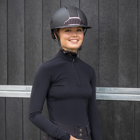 Casc QHP Detroit Visera Polo Negre