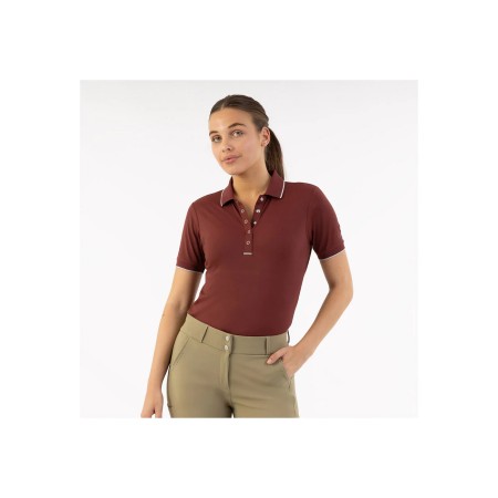 Polo Mujer Manga Corta BR Kiara New Maroon
