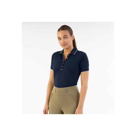 Polo Mujer Manga Corta Pageant Blue