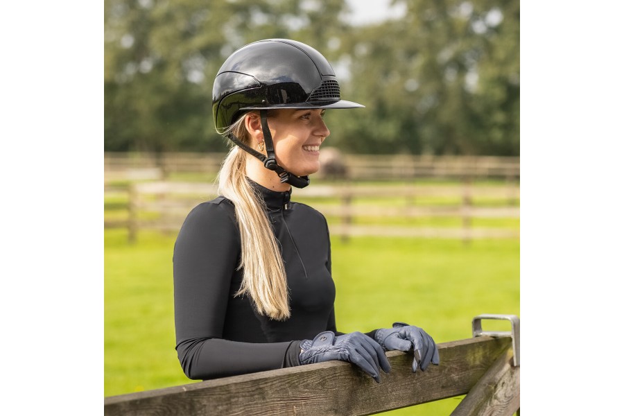 Casc QHP Seattle Visera Polo Negre