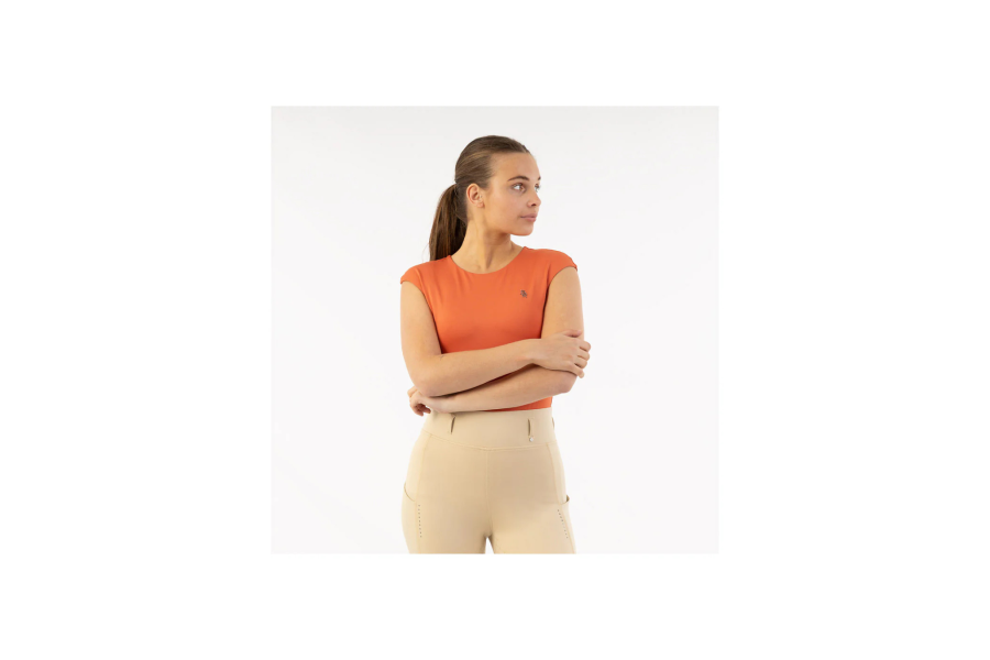 Camiseta Mujer Sin Mangas BR Klaske Mecca Orange