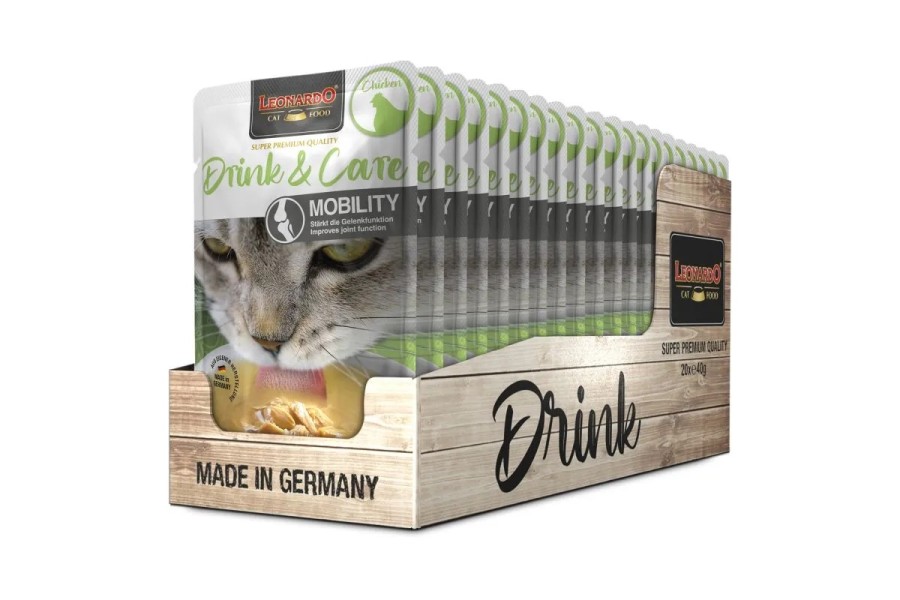 Leonardo Gato Drink&Care Mobility Pollo 40 gr