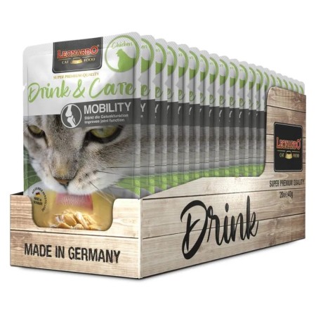 Leonardo Gat Drink&Care Mobility Pollastre 40 gr