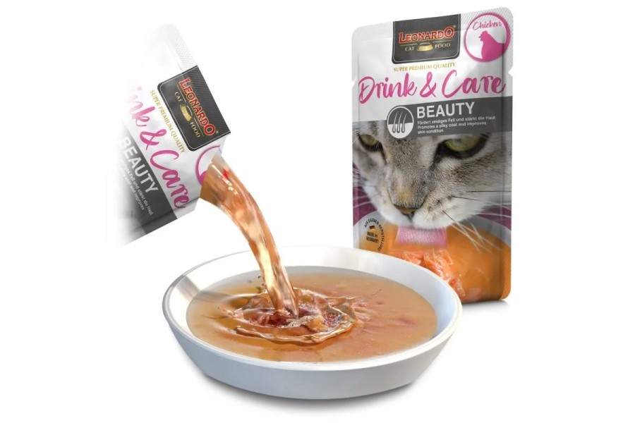 Leonardo Gato Drink&Care Beauty Pollo 40 gr