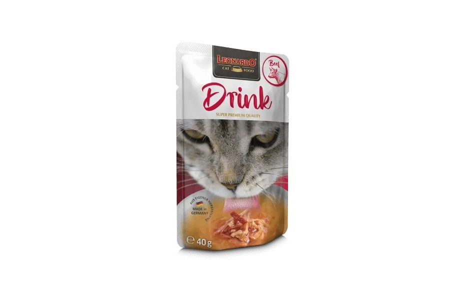 Leonardo Gato Drink Ternera 40 gr