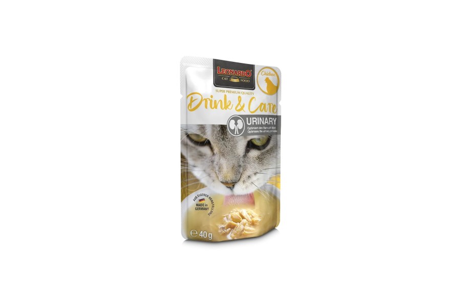 Leonardo Gato Drink&Care Urinary Pollo 40 gr