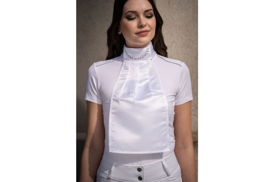 Plastrón HKM Amy Blanco
