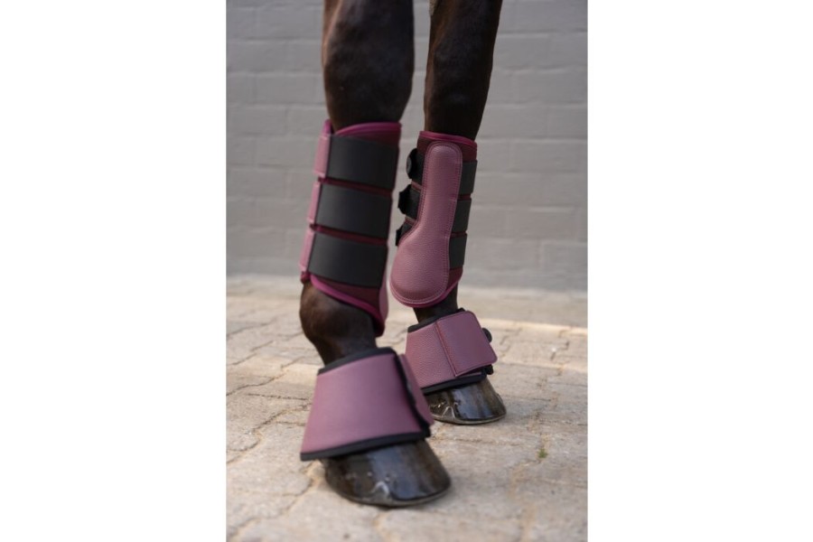 Protectores HKM Comfort Breath Burdeos