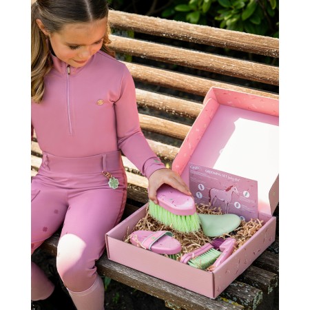 Cepillos Grooming Lucky Start QHP Soft Rosa