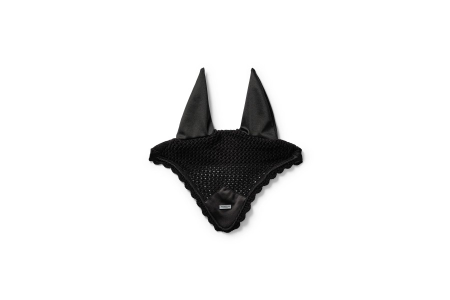 Orejeras Equestrian Stockholm All Black Silver