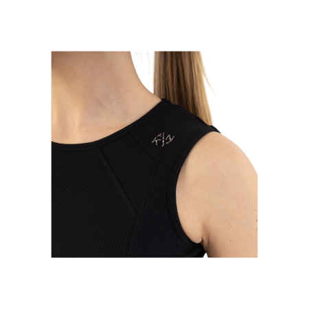Samarreta Dona Sense Mànigues ANKY Sport ATC261302 Negra