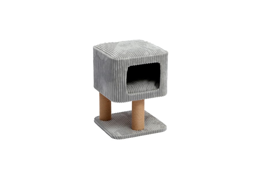 Rascador Freecat Sit&Scratch 35x35x47 Cm Gris