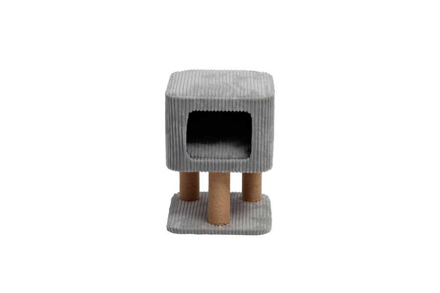 Rascador Freecat Sit&Scratch 35x35x47 Cm Gris