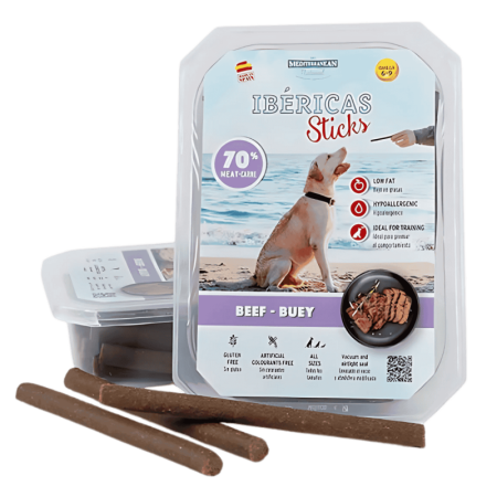Barritas Perro Ibéricas Sticks Buey 800 gr