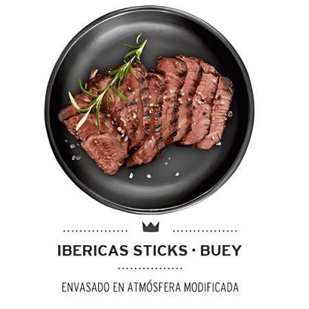 Barritas Perro Ibéricas Sticks Buey 800 gr 2