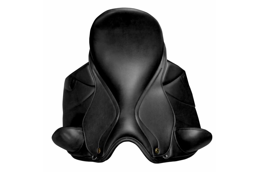 Silla Inglesa Doma Castel TM-SYSTEM Negra