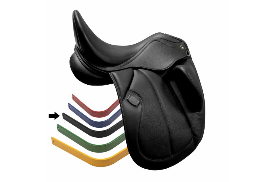 Silla Inglesa Doma Castel TM-SYSTEM Negra