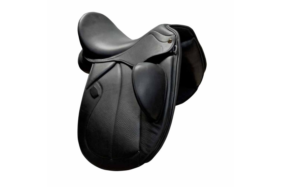 Silla Inglesa Doma Castel TM-SYSTEM Negra