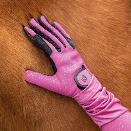 Guantes QHP Isalyn Ballon Rosa 2
