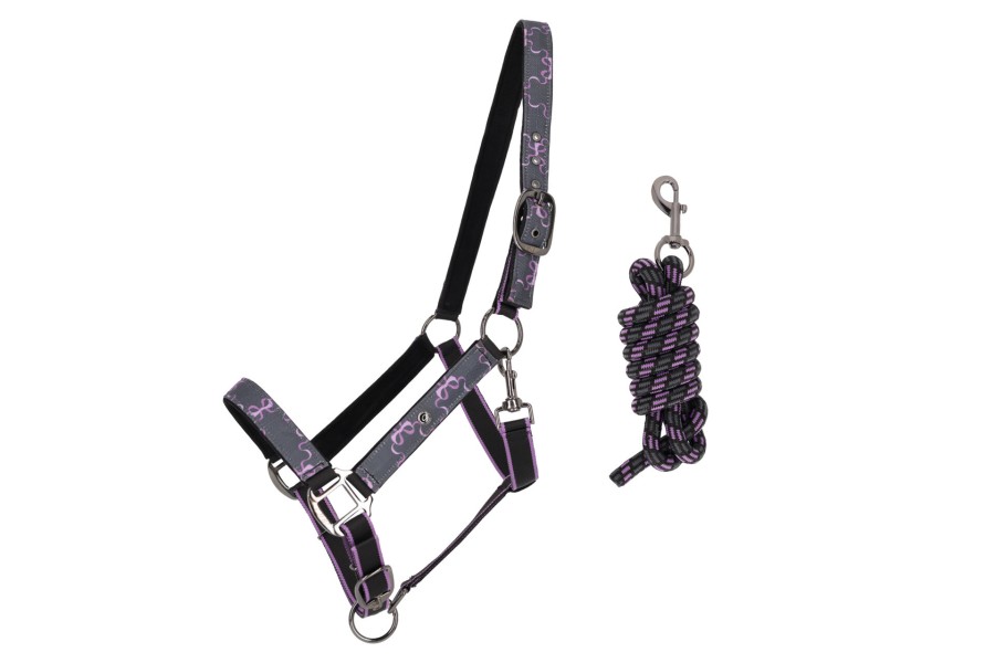 Cabezada Cuadra QHP + Ramal Bouncing Bows