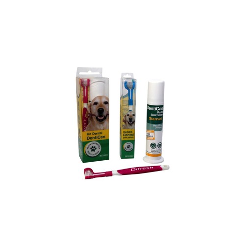 Pasta Dents Dentican 100 ML + Raspall per gossos | Calvet Animals i Plantes