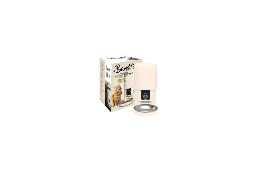 Comedero Bandit Eléctrico 4 L Crema