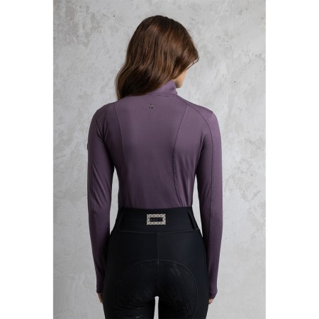 Samarreta Dona Màniga Llarga ANKY Zip-Up ATC262303 Vintage Violet