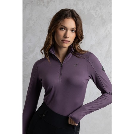 Camiseta Mujer Manga Larga ANKY Zip-Up ATC262303 Vintage Violet