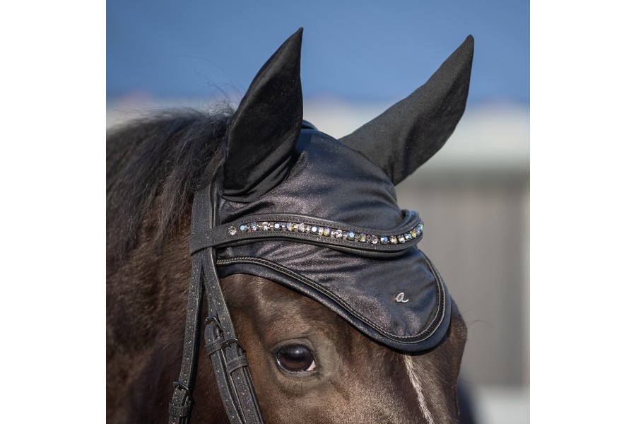 Orejeras QHP Glitter Negro