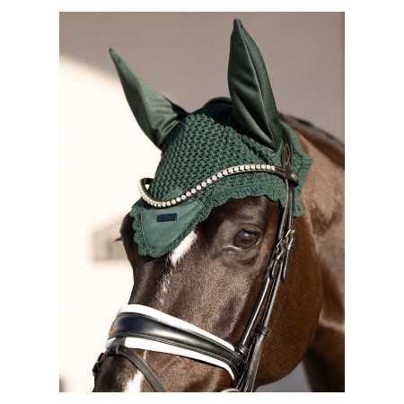 Orejeras Equestrian Stockholm Velvet Sycamore Green